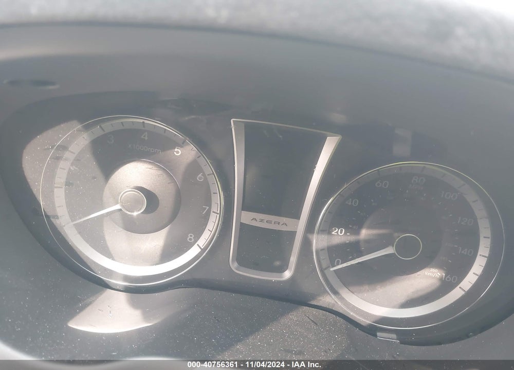 2013 HYUNDAI AZERA VIN: KMHFH4JG8DA205809