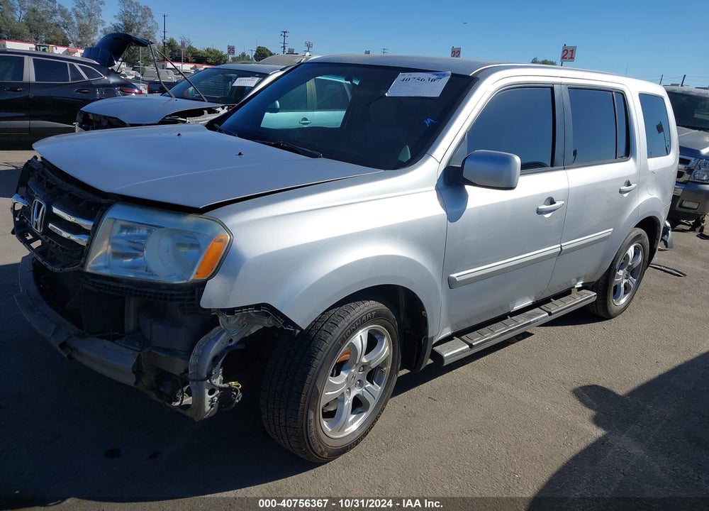 2013 HONDA PILOT EX VIN: 5FNYF3H47DB035264