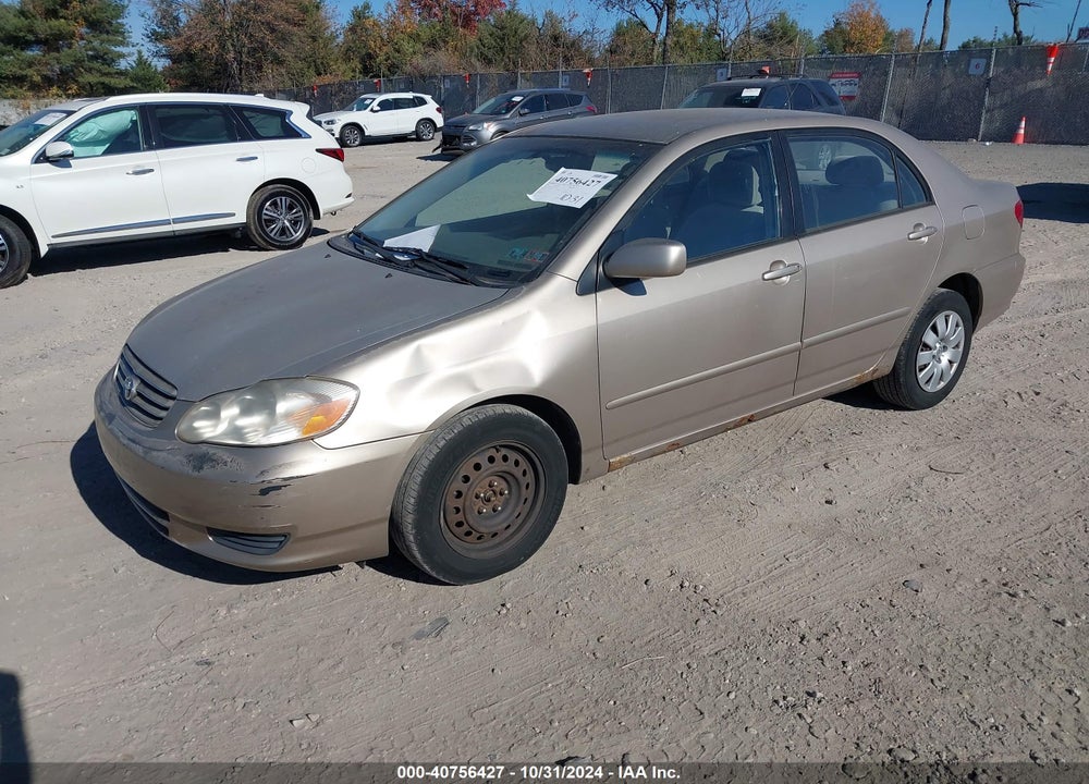2004 TOYOTA COROLLA LE VIN: 2T1BR38E24C275655