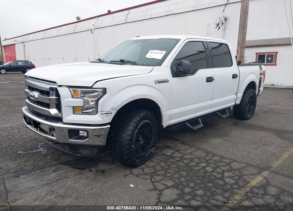 2016 FORD F-150 XLT VIN: 1FTEW1E80GKD01830