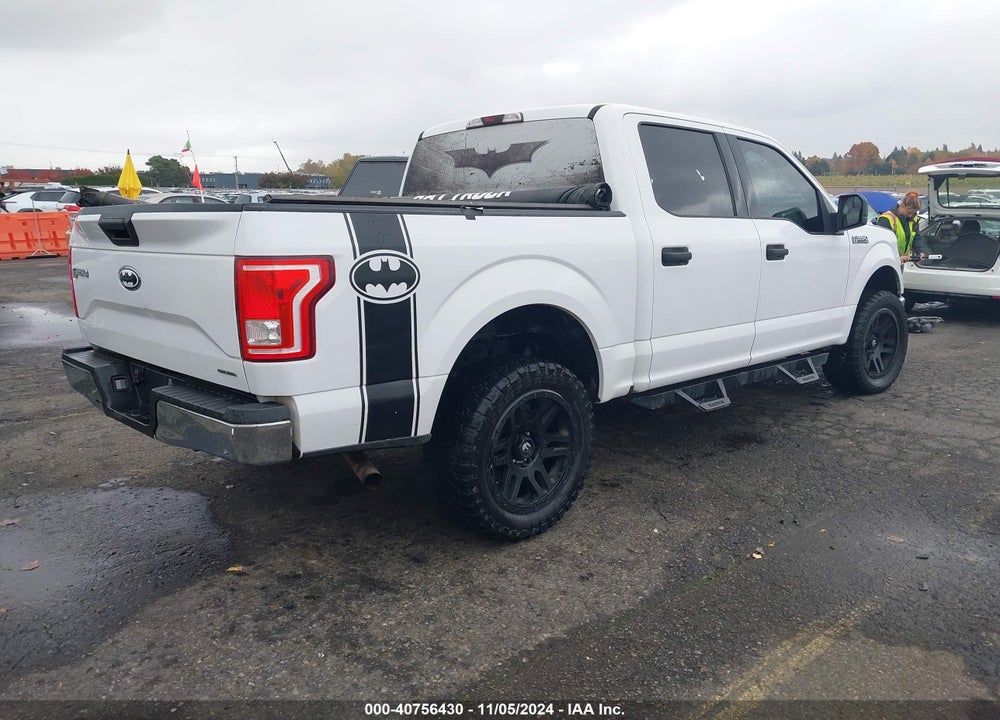 2016 FORD F-150 XLT VIN: 1FTEW1E80GKD01830