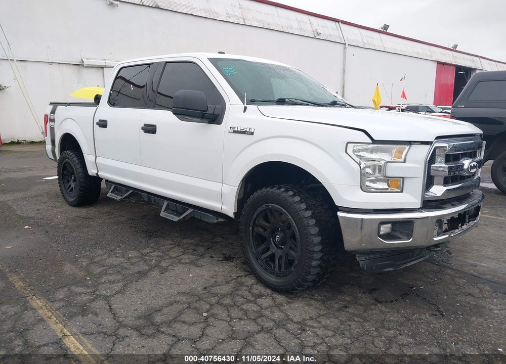 2016 FORD F-150 XLT VIN: 1FTEW1E80GKD01830
