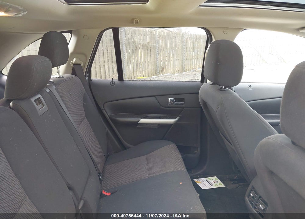 2012 FORD EDGE SEL VIN: 2FMDK4JC5CBA85945