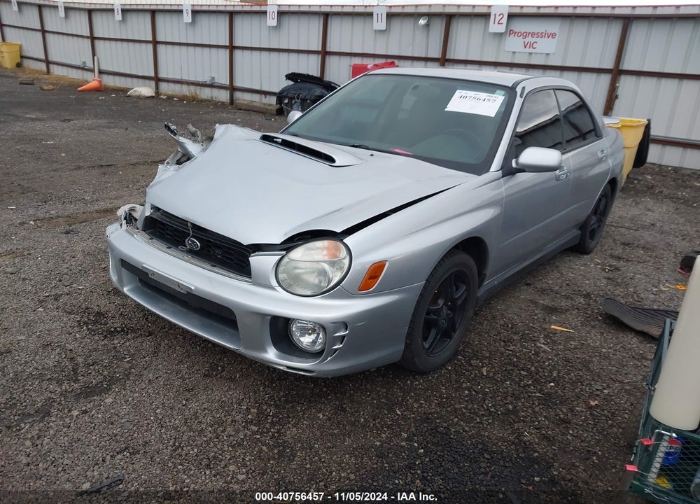 2002 SUBARU IMPREZA WRX VIN: JF1GD29622G530900