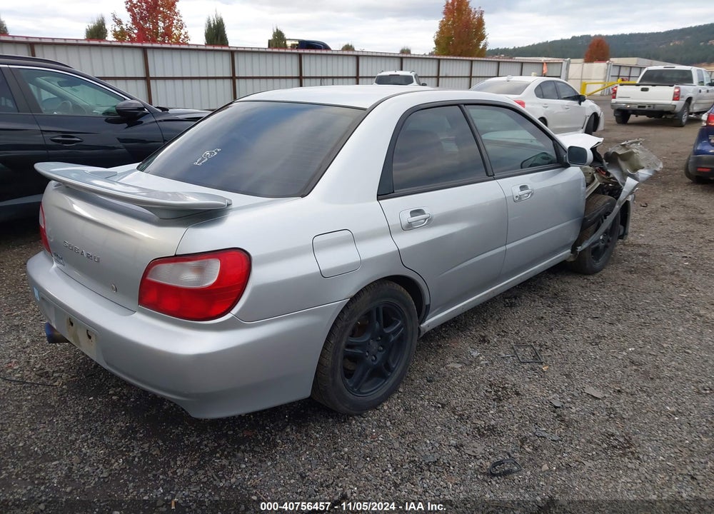 2002 SUBARU IMPREZA WRX VIN: JF1GD29622G530900