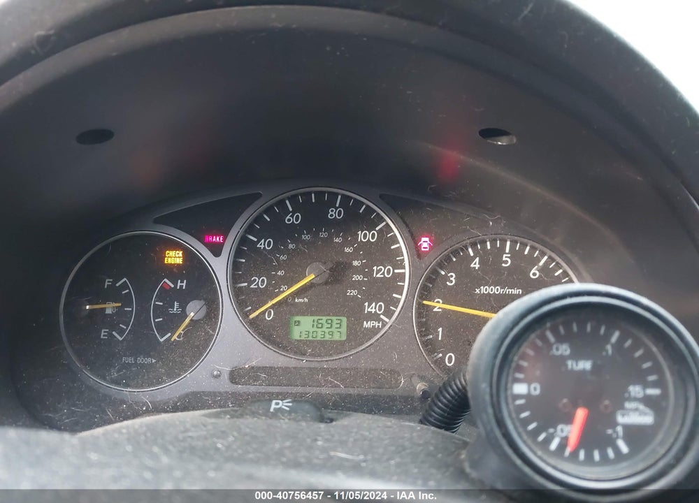 2002 SUBARU IMPREZA WRX VIN: JF1GD29622G530900