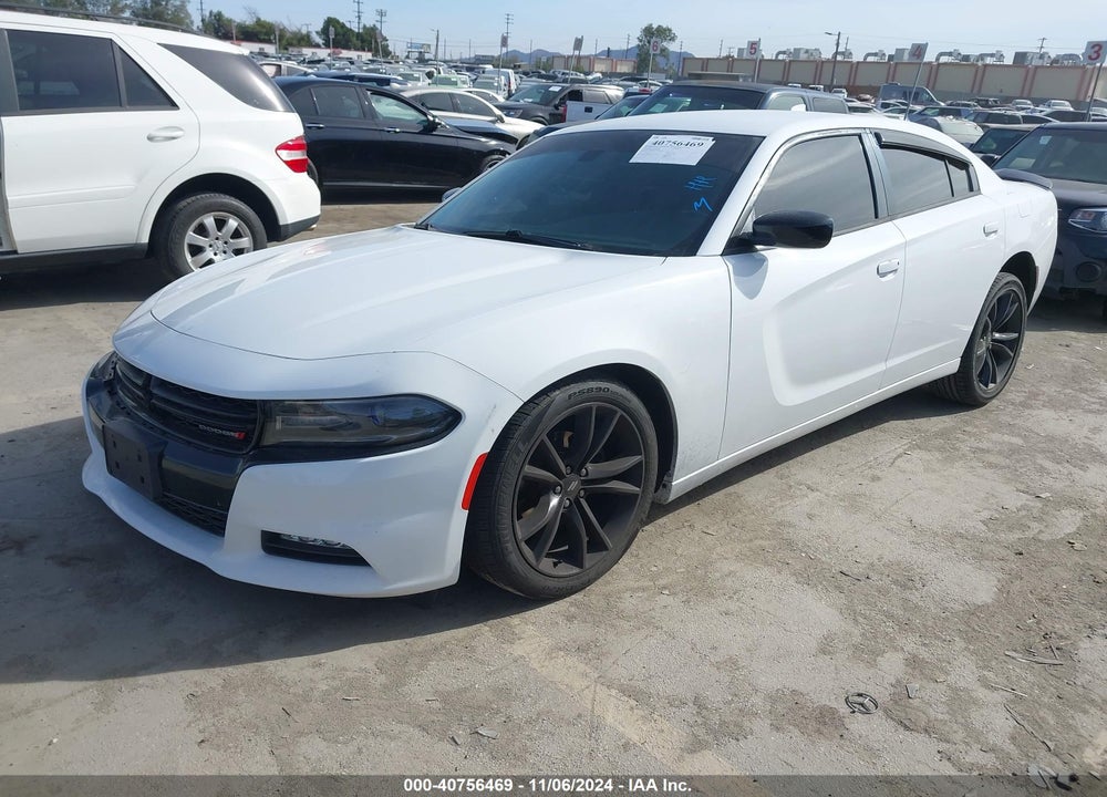 2017 DODGE CHARGER SXT RWD VIN: 2C3CDXHG7HH623655