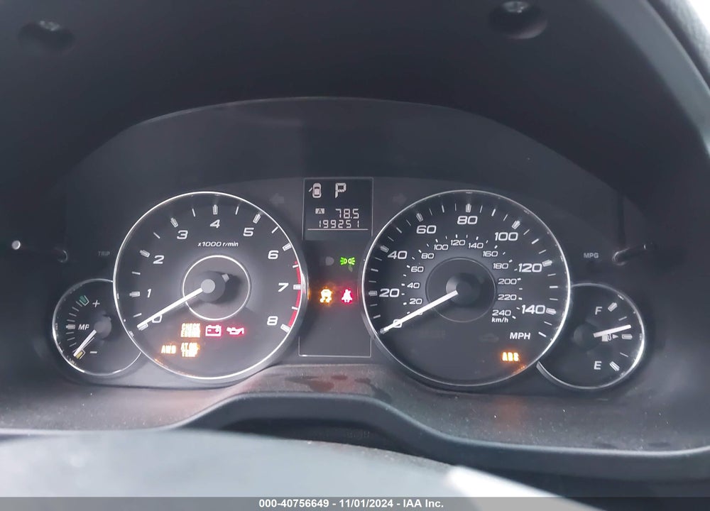 2012 SUBARU OUTBACK 2.5I VIN: 4S4BRCAC7C3216659
