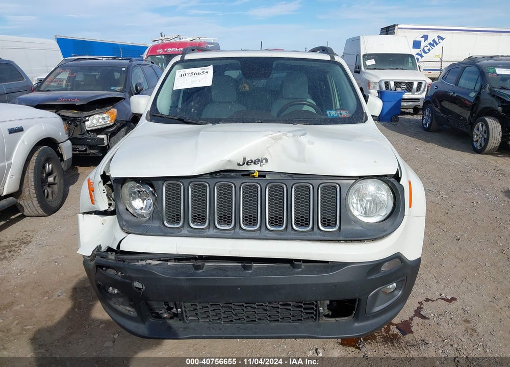 2016 JEEP RENEGADE LATITUDE VIN: ZACCJBBT8GPD21799