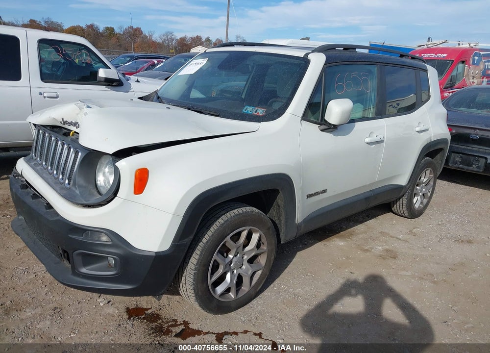 2016 JEEP RENEGADE LATITUDE VIN: ZACCJBBT8GPD21799