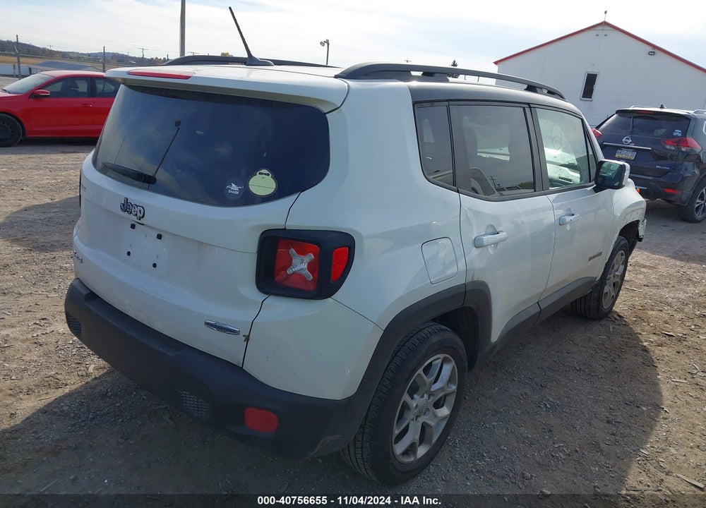 2016 JEEP RENEGADE LATITUDE VIN: ZACCJBBT8GPD21799