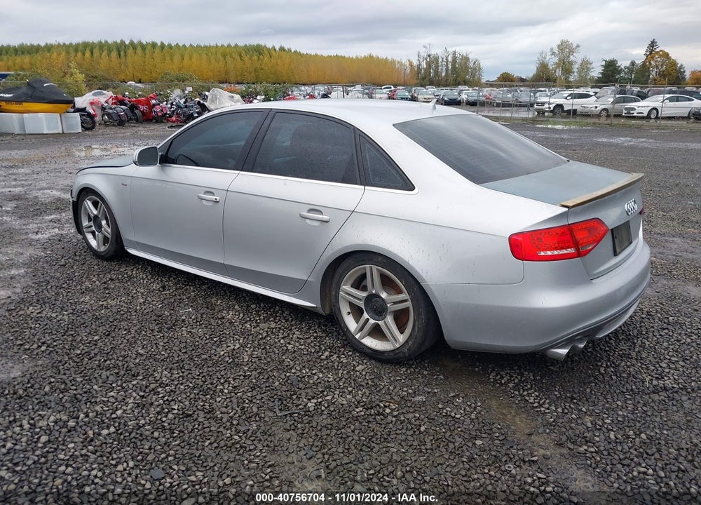 2012 AUDI A4 2.0T PREMIUM VIN: WAUHFAFL2CN014544