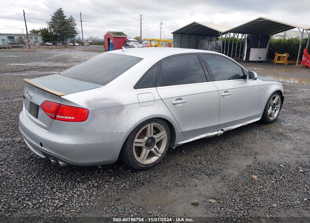 2012 AUDI A4 2.0T PREMIUM VIN: WAUHFAFL2CN014544