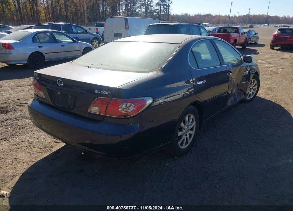 2004 LEXUS ES 330 BASE (A5) VIN: JTHBA30G445010509