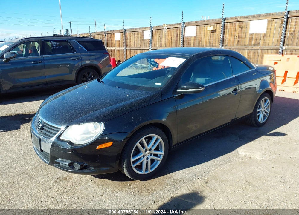 2009 VOLKSWAGEN EOS LUX VIN: WVWFA71F19V002827