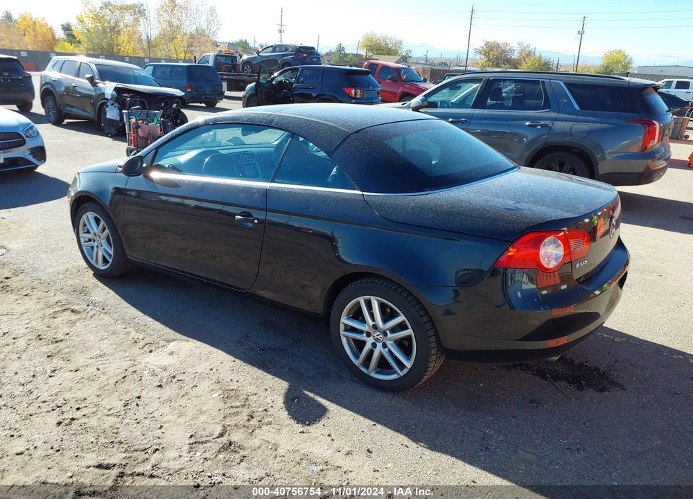 2009 VOLKSWAGEN EOS LUX VIN: WVWFA71F19V002827