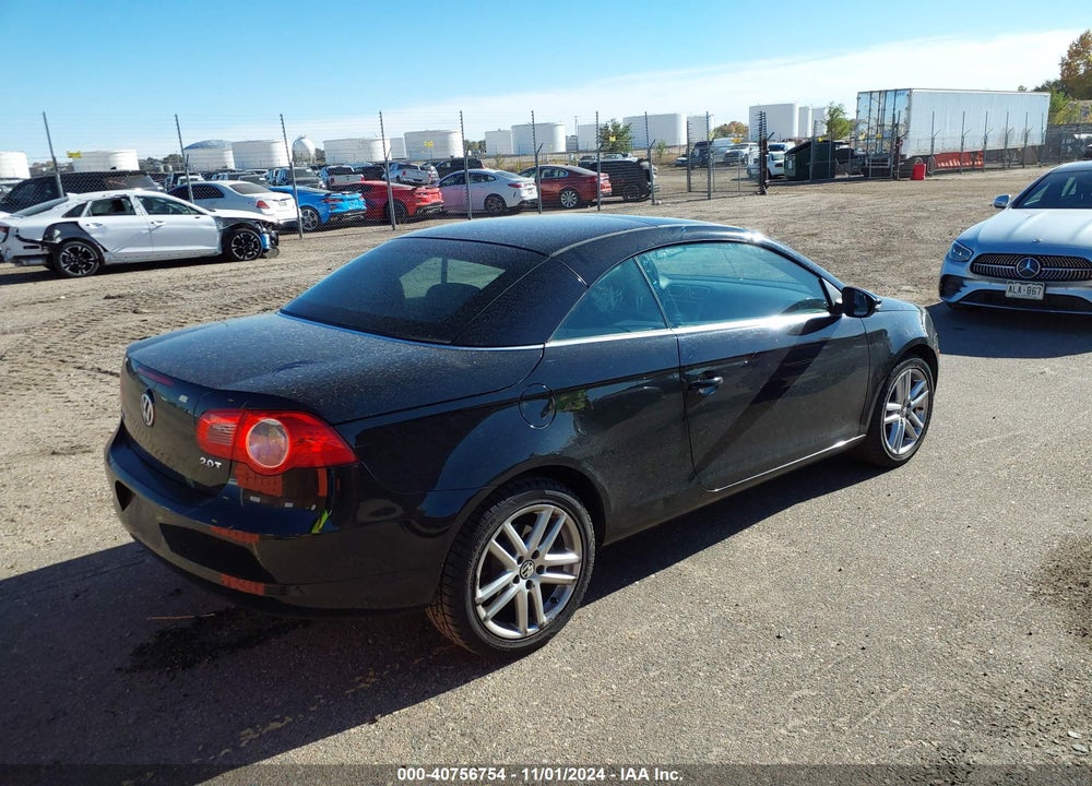 2009 VOLKSWAGEN EOS LUX VIN: WVWFA71F19V002827