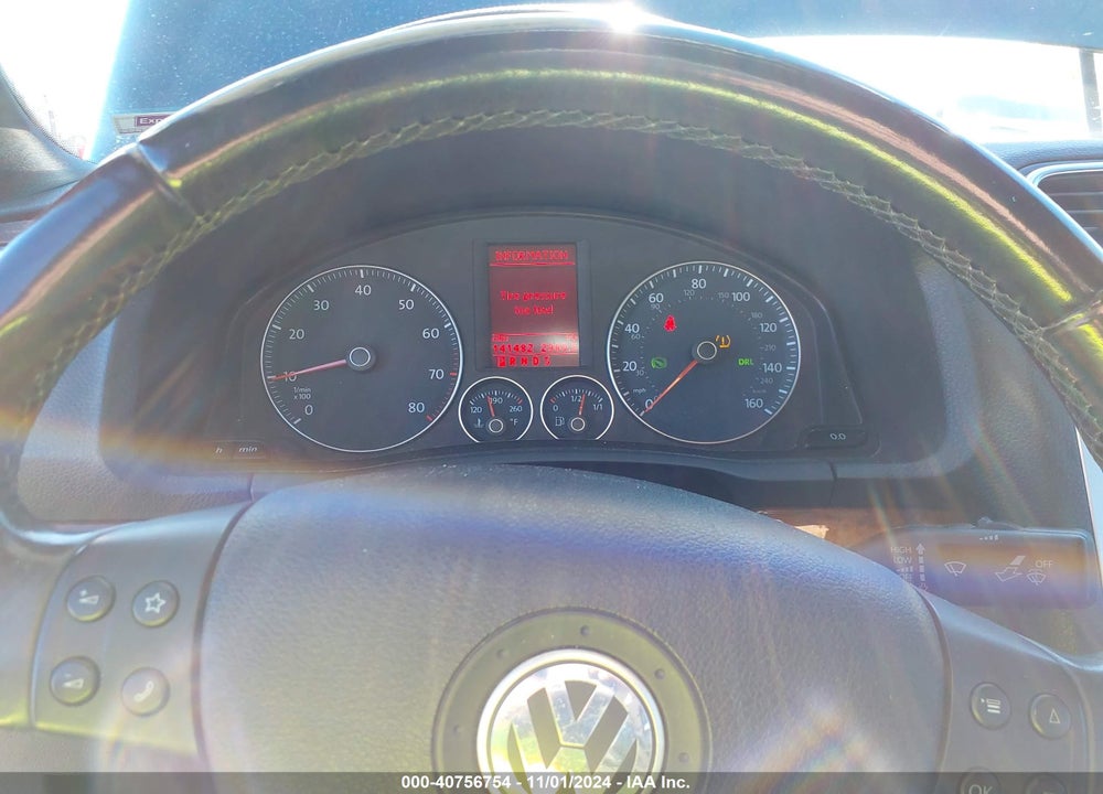 2009 VOLKSWAGEN EOS LUX VIN: WVWFA71F19V002827