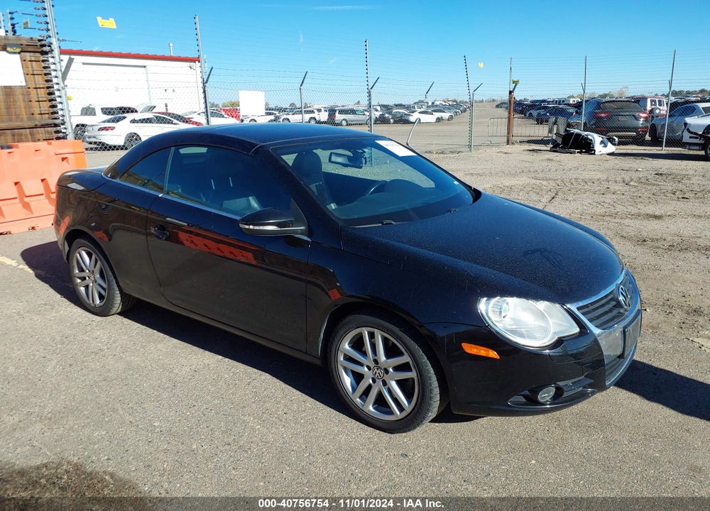 2009 VOLKSWAGEN EOS LUX VIN: WVWFA71F19V002827