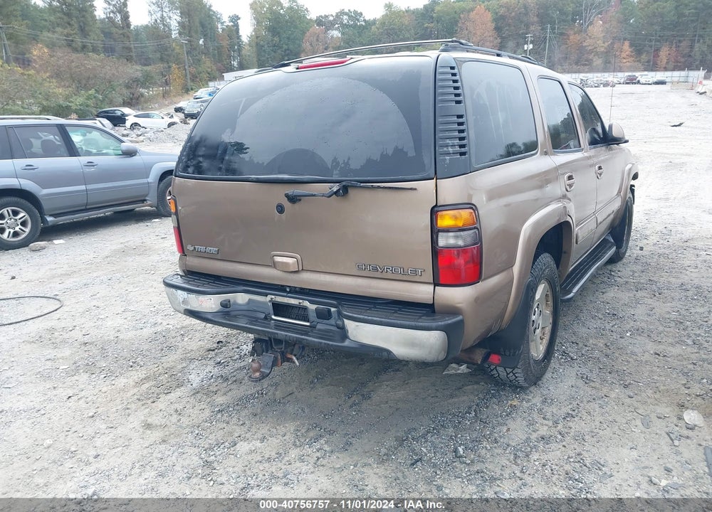 2004 CHEVROLET TAHOE LT VIN: 1GNEK13Z64J289327