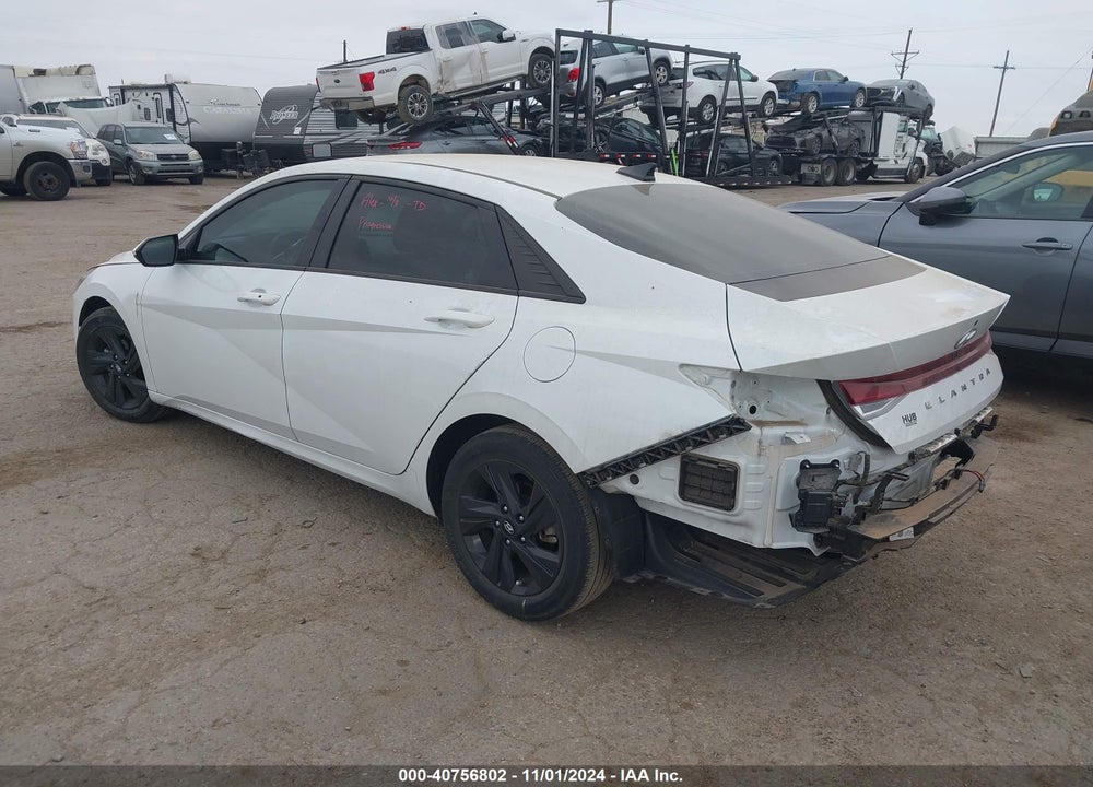 2021 HYUNDAI ELANTRA SEL VIN: 5NPLM4AG3MH009465