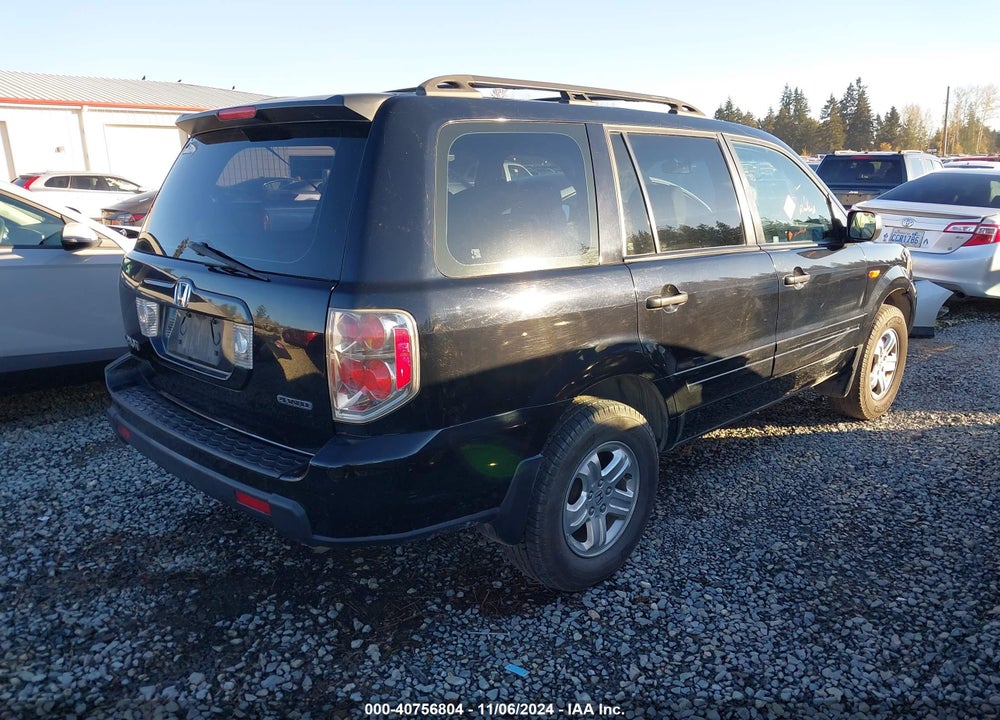 2006 HONDA PILOT LX VIN: 2HKYF181X6H534199