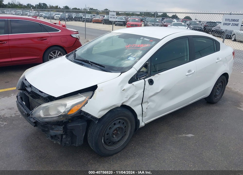2013 KIA RIO LX VIN: KNADM4A34D6317897