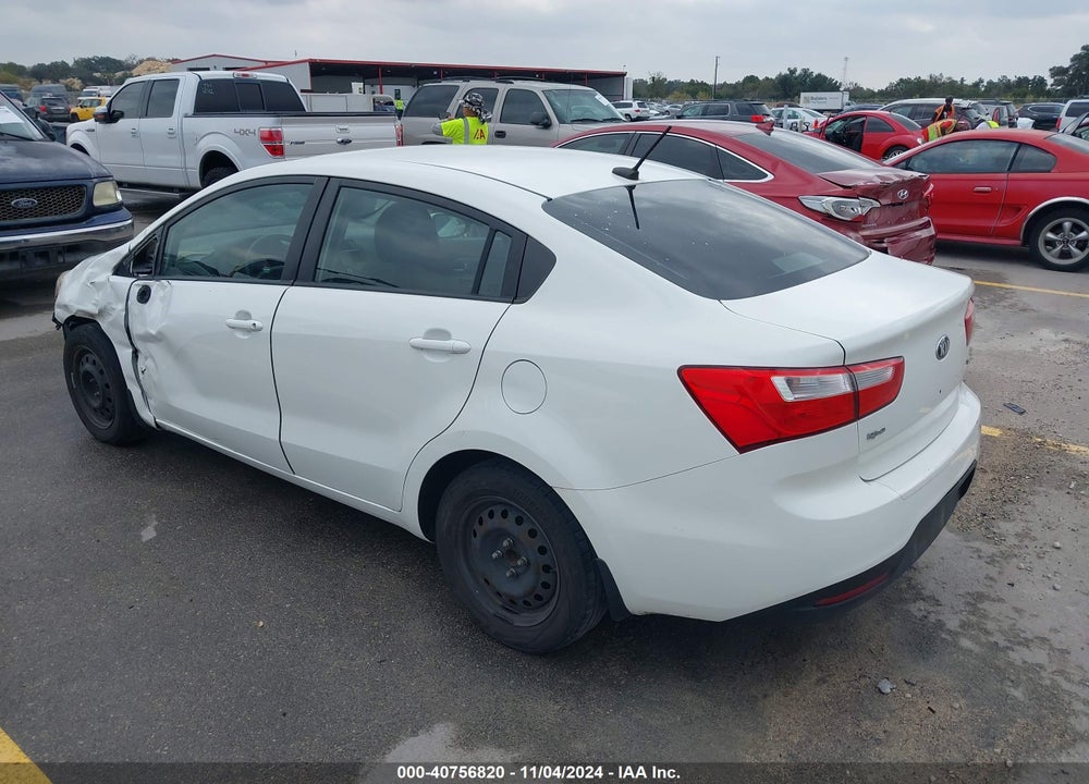 2013 KIA RIO LX VIN: KNADM4A34D6317897