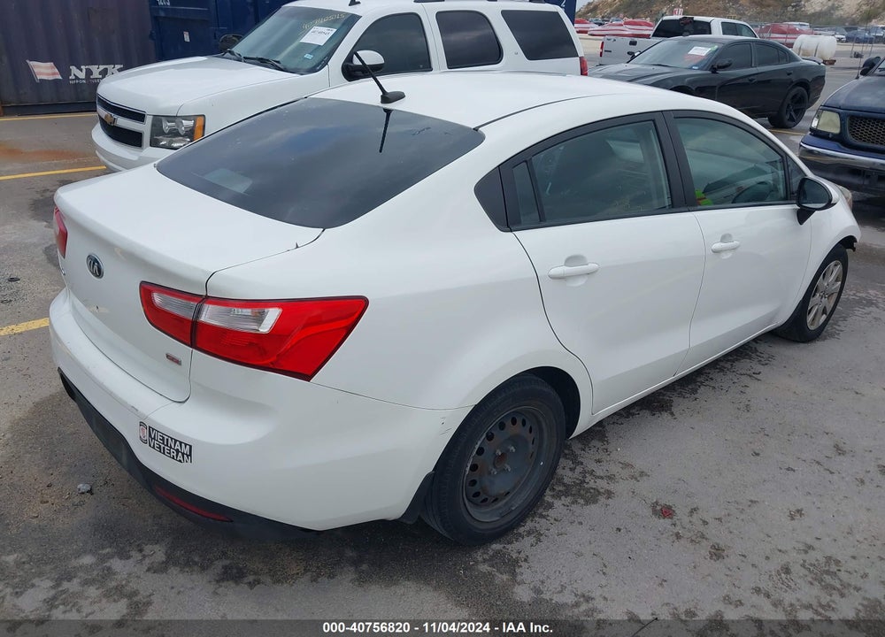 2013 KIA RIO LX VIN: KNADM4A34D6317897