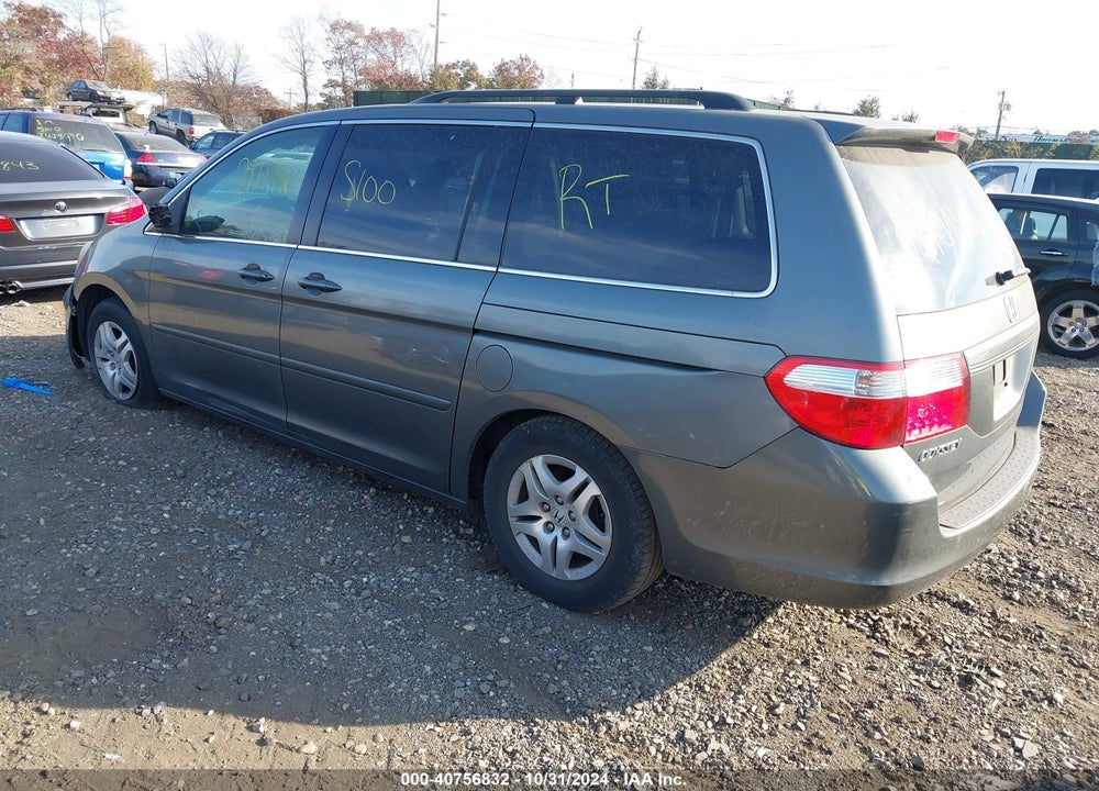 2007 HONDA ODYSSEY EX-L VIN: 5FNRL387X7B458030