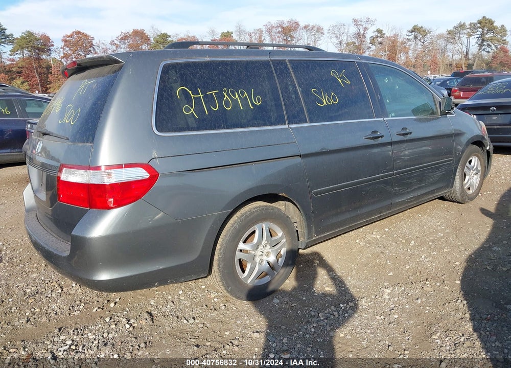 2007 HONDA ODYSSEY EX-L VIN: 5FNRL387X7B458030