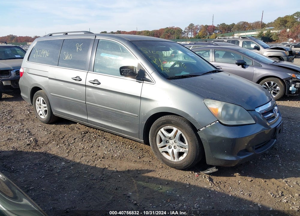 2007 HONDA ODYSSEY EX-L VIN: 5FNRL387X7B458030
