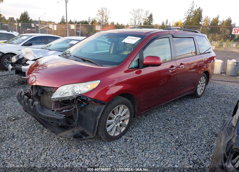 2011 TOYOTA SIENNA XLE LIMITED VIN: 5TDDK3DC4BS010919