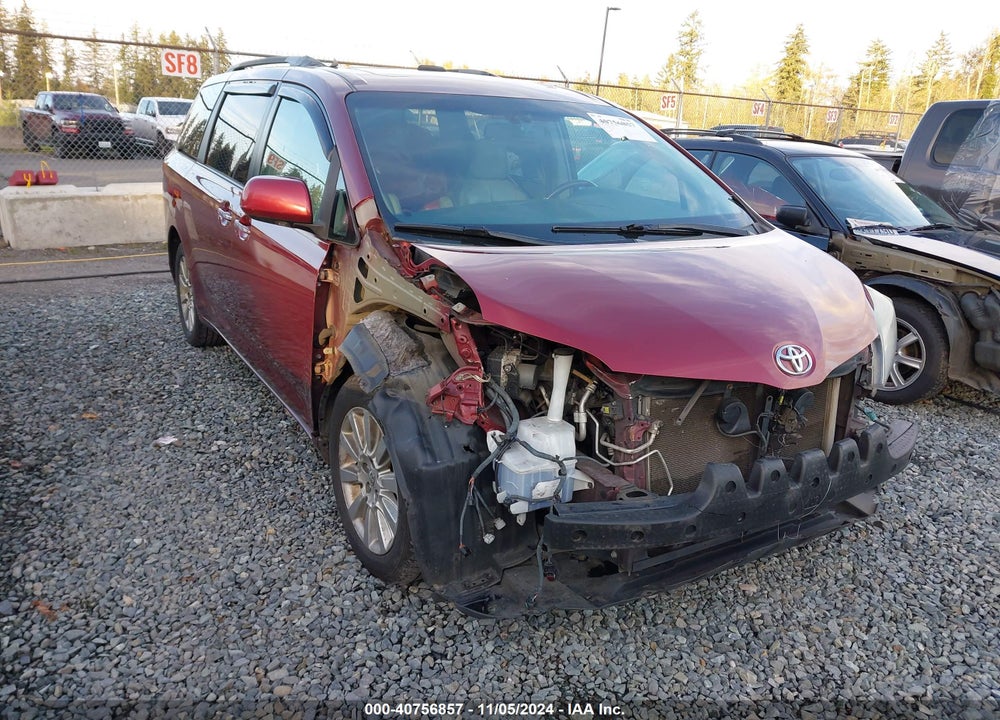 2011 TOYOTA SIENNA XLE LIMITED VIN: 5TDDK3DC4BS010919