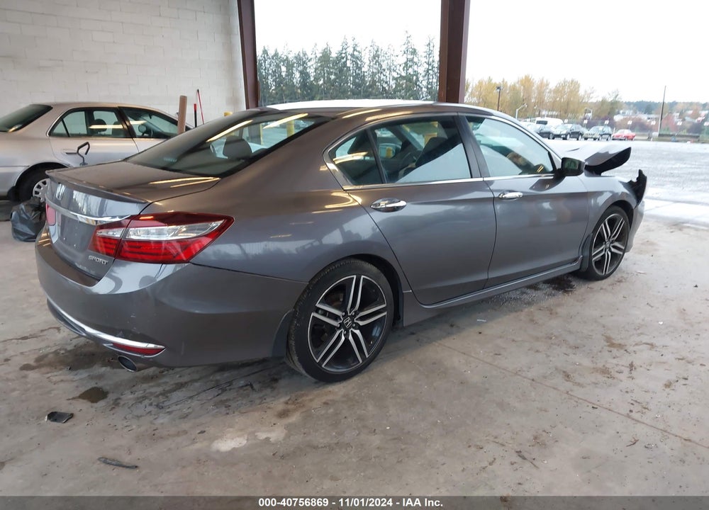 2016 HONDA ACCORD SPORT VIN: 1HGCR2F56GA040347