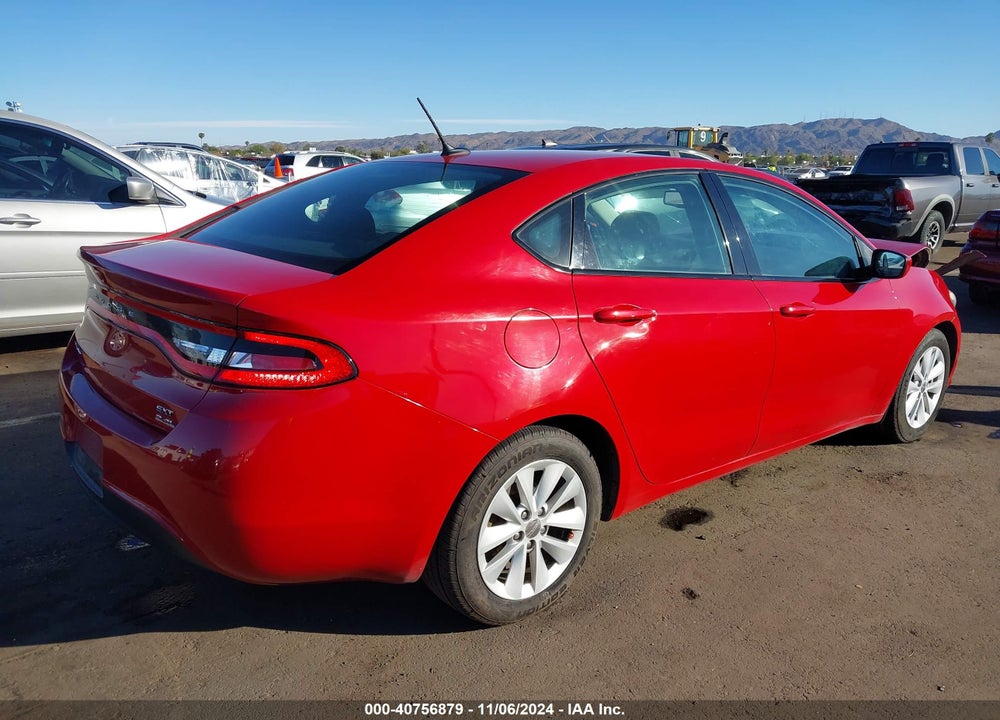 2014 DODGE DART SXT VIN: 1C3CDFBB8ED742167