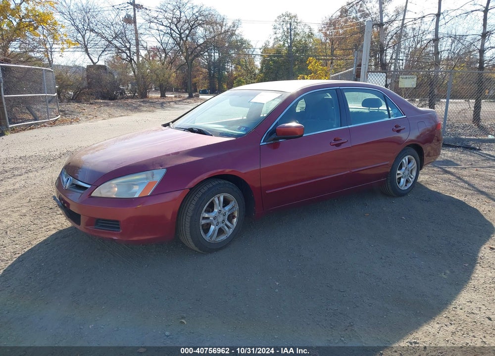 2006 HONDA ACCORD 2.4 SE VIN: 1HGCM56326A144203