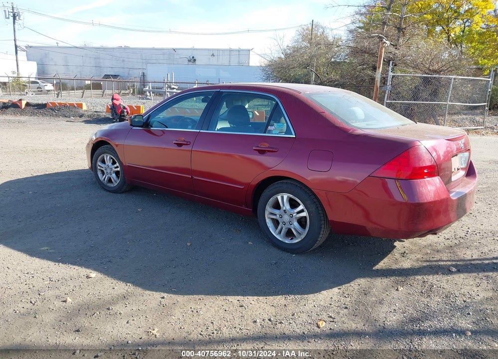 2006 HONDA ACCORD 2.4 SE VIN: 1HGCM56326A144203