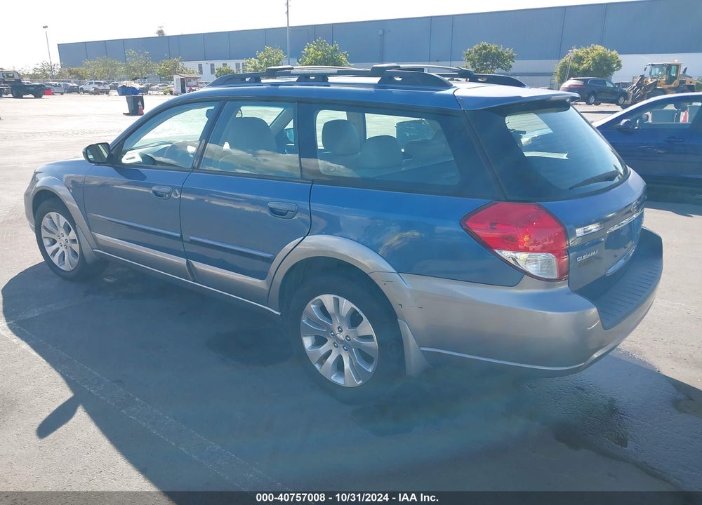 2008 SUBARU OUTBACK 2.5I LIMITED/2.5I LIMITED L.L. BEAN EDITION VIN: 4S4BP62C287340134
