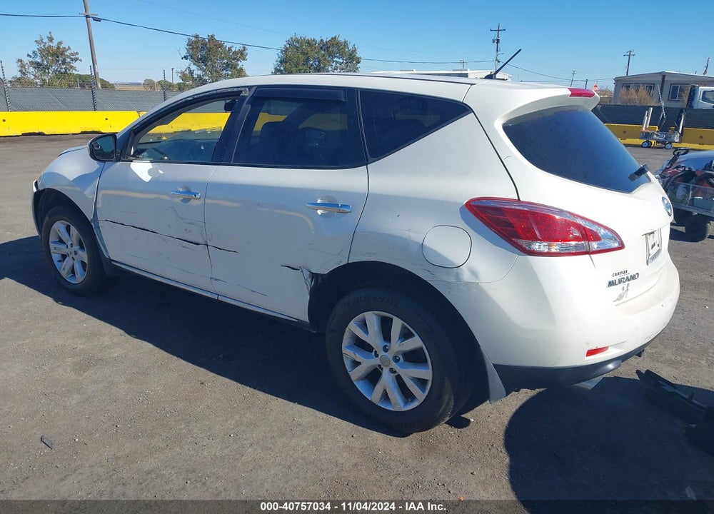 2013 NISSAN MURANO S VIN: JN8AZ1MU0DW200638