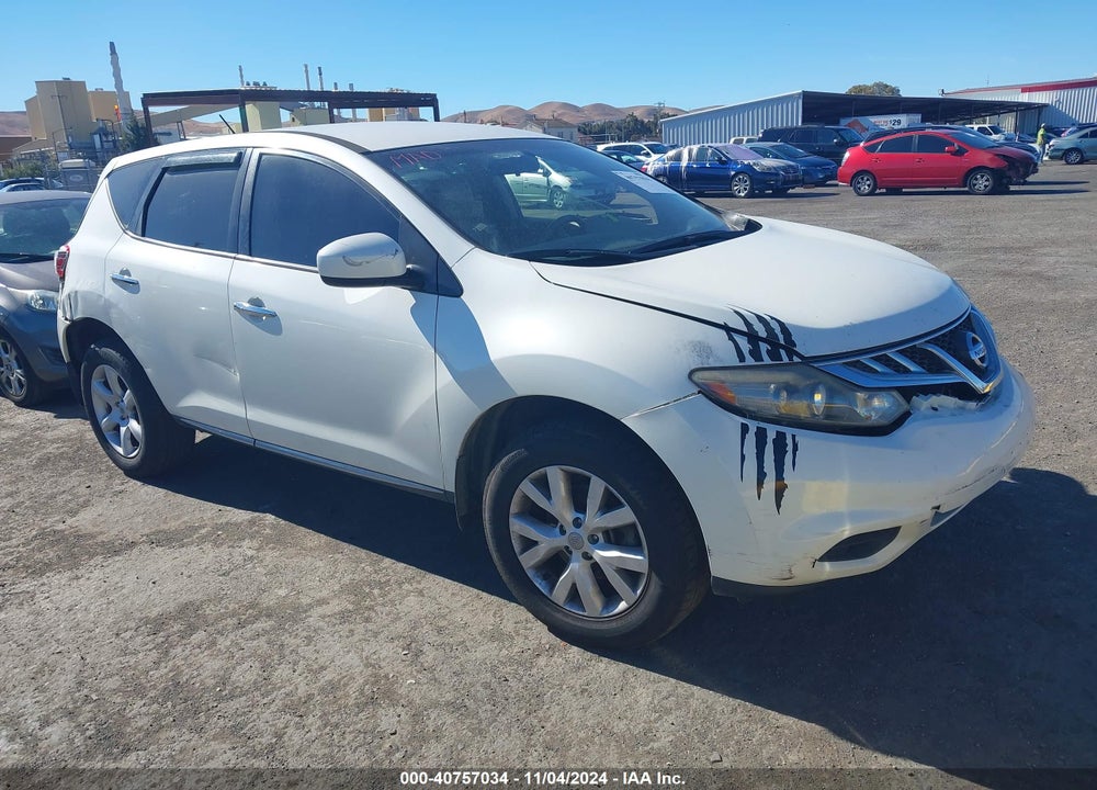 2013 NISSAN MURANO S VIN: JN8AZ1MU0DW200638