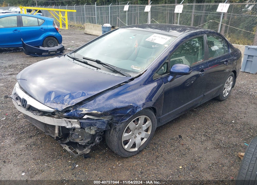 2010 HONDA CIVIC LX VIN: 19XFA1F59AE037685