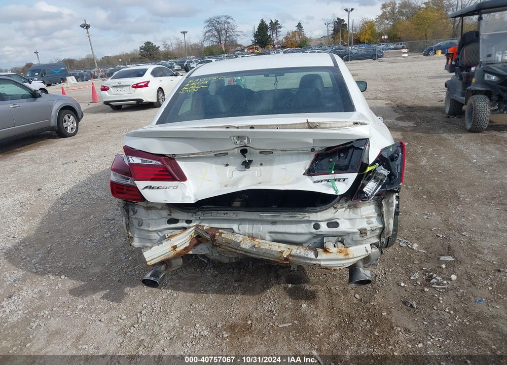 2016 HONDA ACCORD SPORT VIN: 1HGCR2F52GA104402