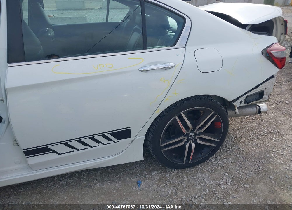 2016 HONDA ACCORD SPORT VIN: 1HGCR2F52GA104402