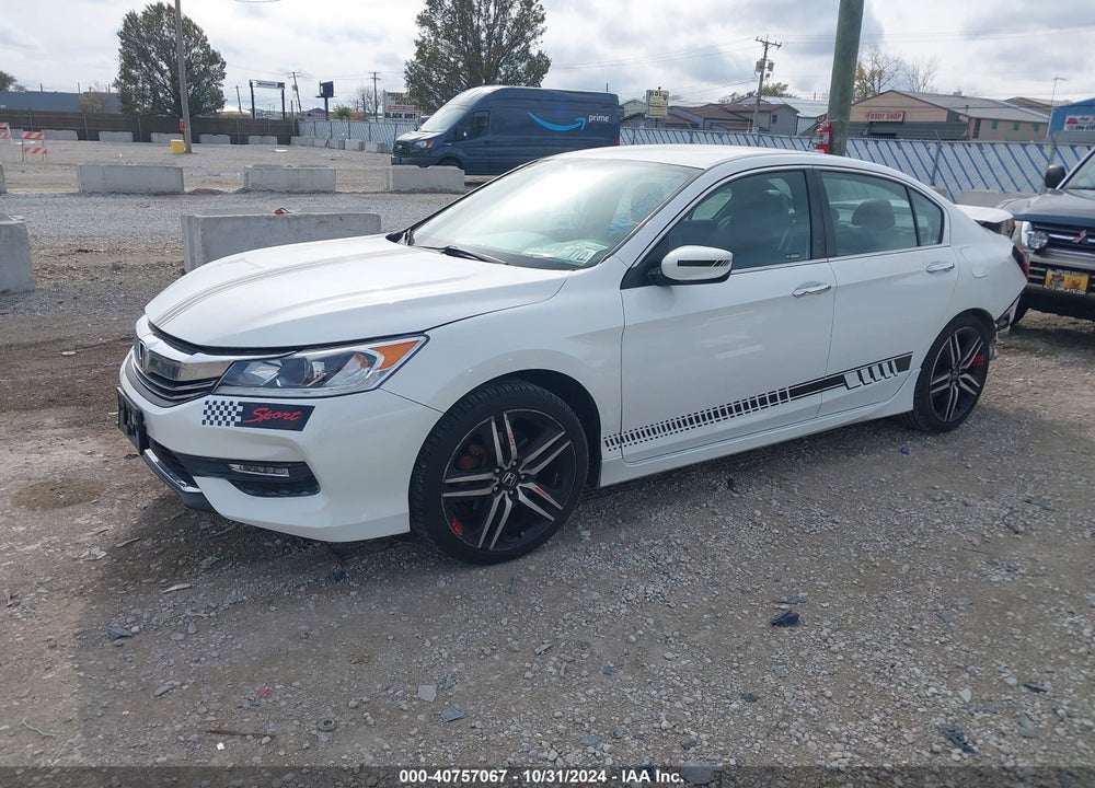 2016 HONDA ACCORD SPORT VIN: 1HGCR2F52GA104402