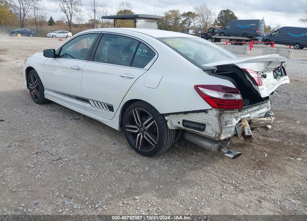 2016 HONDA ACCORD SPORT VIN: 1HGCR2F52GA104402