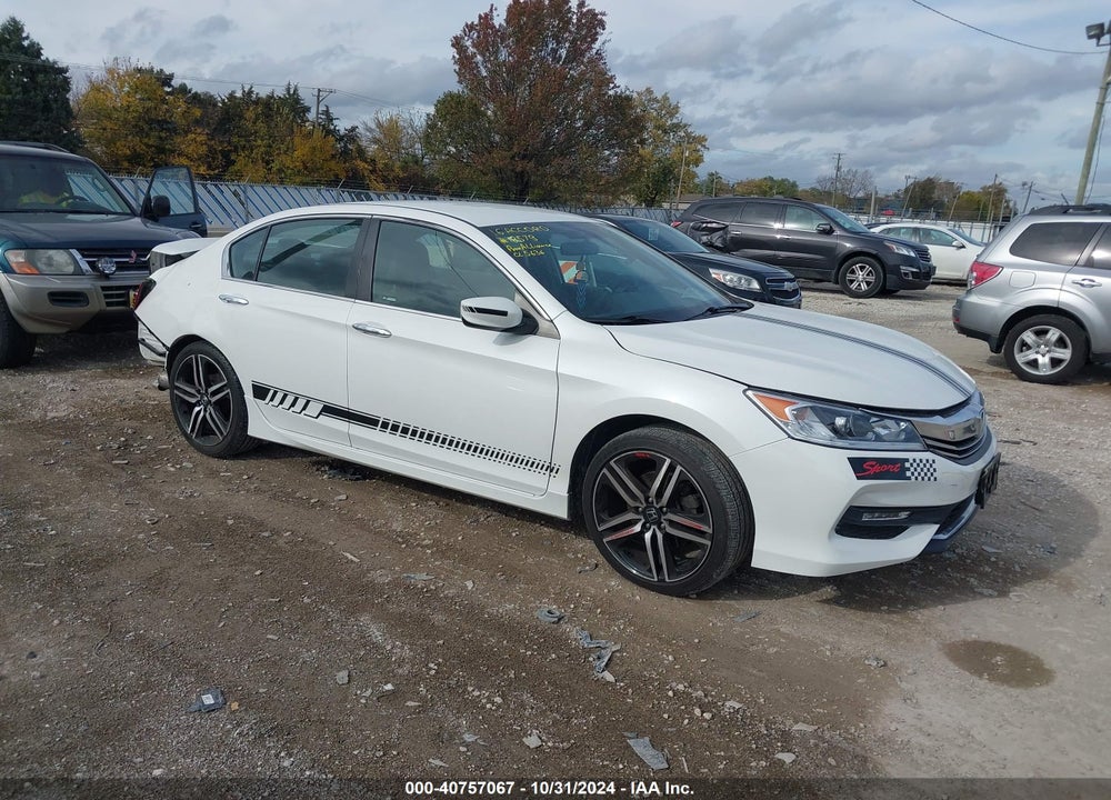 2016 HONDA ACCORD SPORT VIN: 1HGCR2F52GA104402