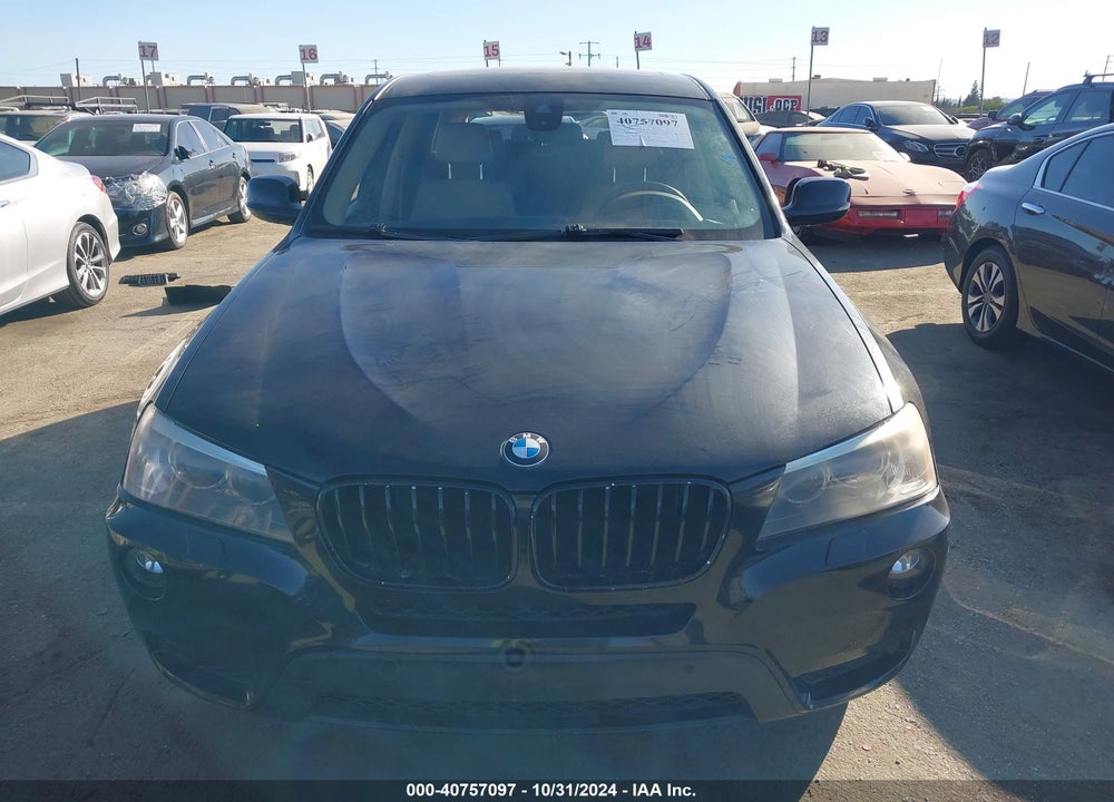 2013 BMW X3 XDRIVE35I VIN: 5UXWX7C52DL976662