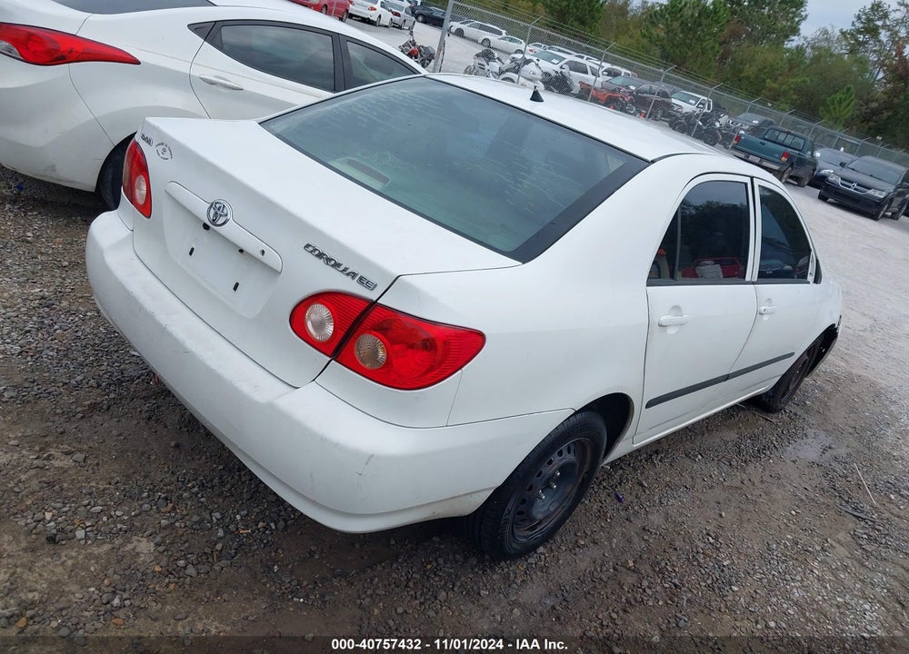 2006 TOYOTA COROLLA CE VIN: JTDBR32E260067877