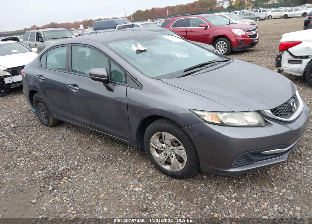 2014 HONDA CIVIC LX VIN: 19XFB2F51EE230129
